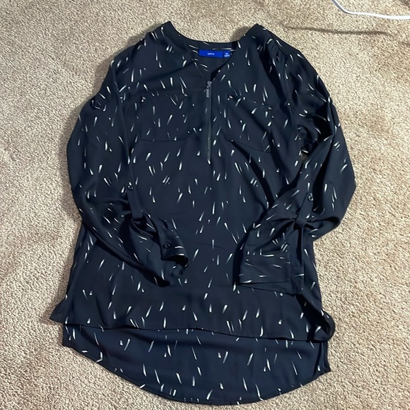 Apt 9 Black Tunic - Picture 1 of 2
